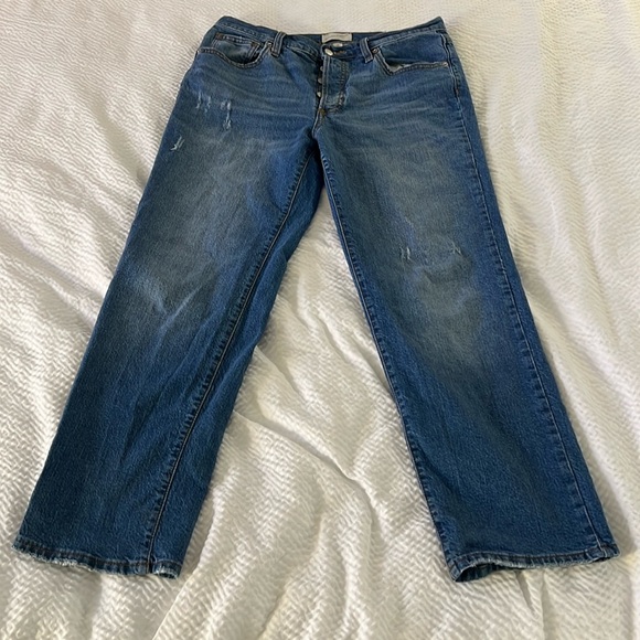 Universal Thread Denim - Universal Thread women high rise straight jeans